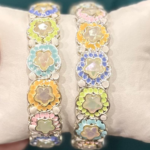 Multi Star Enamel Bangle