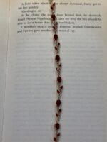 Ruby Red Gold Vine Tulip Bracelet