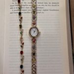 BayByBisma Multicolor Crystal Link Watch – Gold