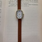 Classic Oval Leather Strap Watch – Brown